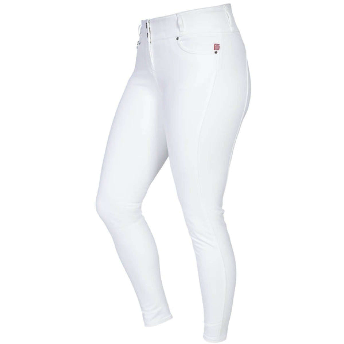 Back on Track Pantalon d'Équitation Julia Full Grip Blanc