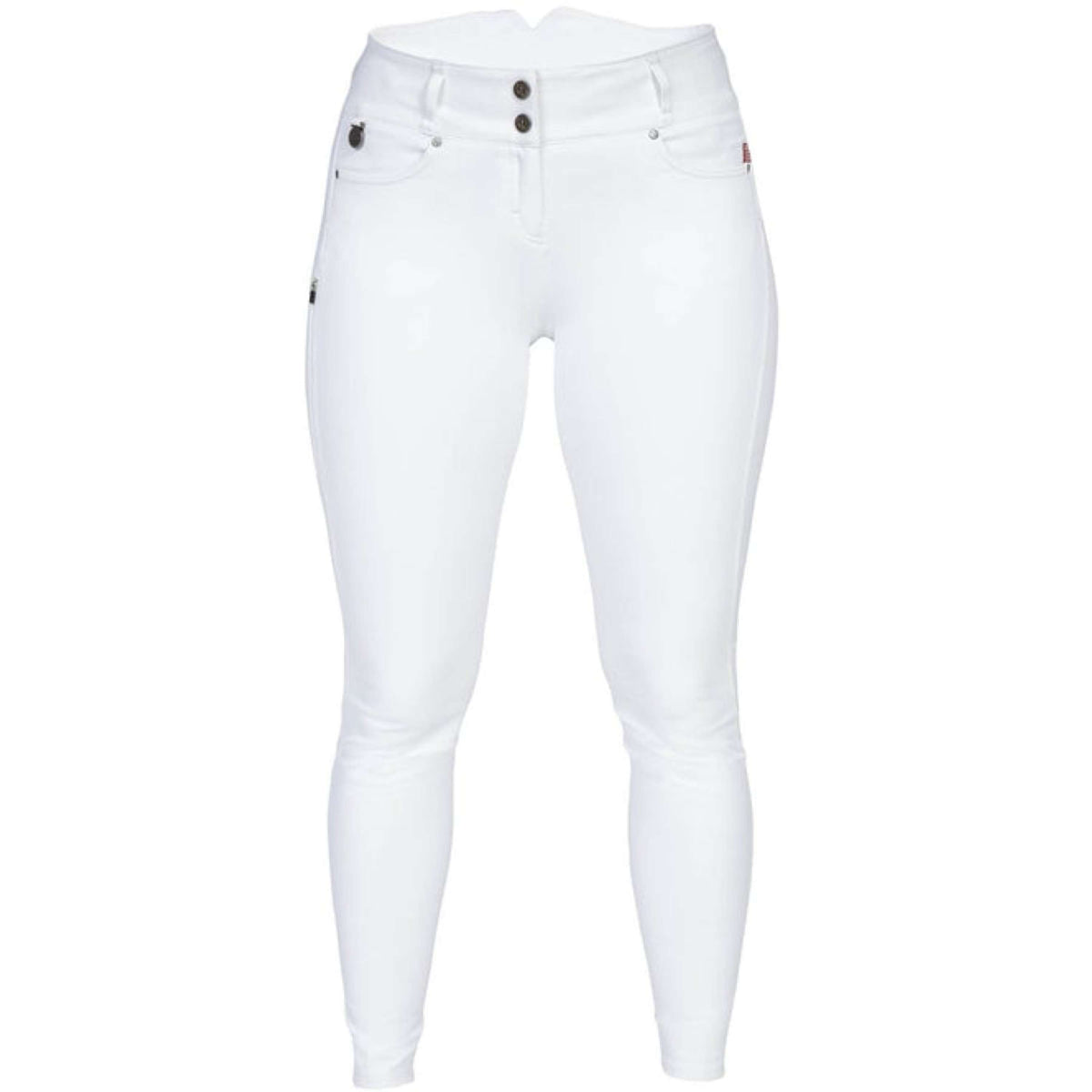 Back on Track Pantalon d'Équitation Julia Full Grip Blanc