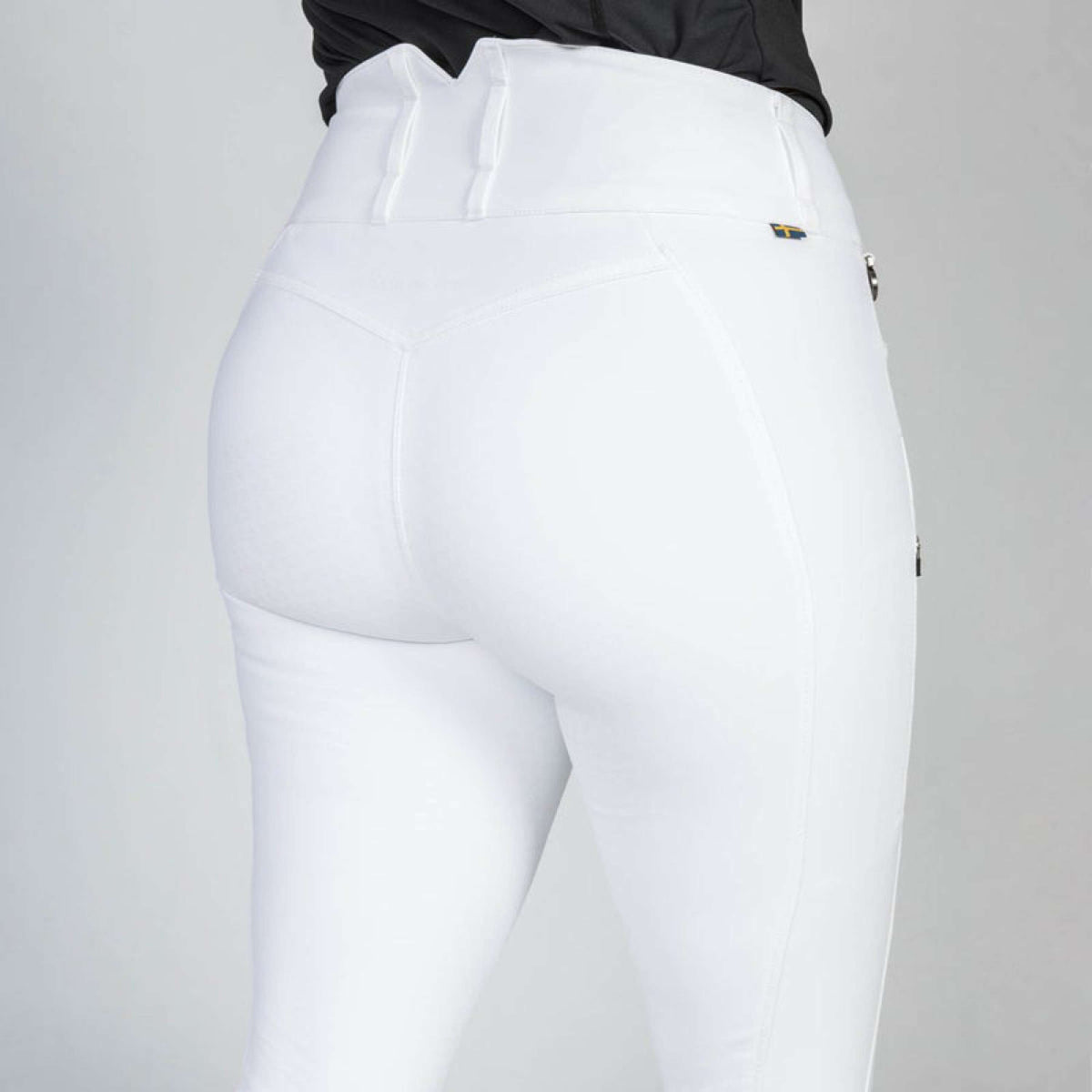 Back on Track Pantalon d'Équitation Julia Full Grip Blanc