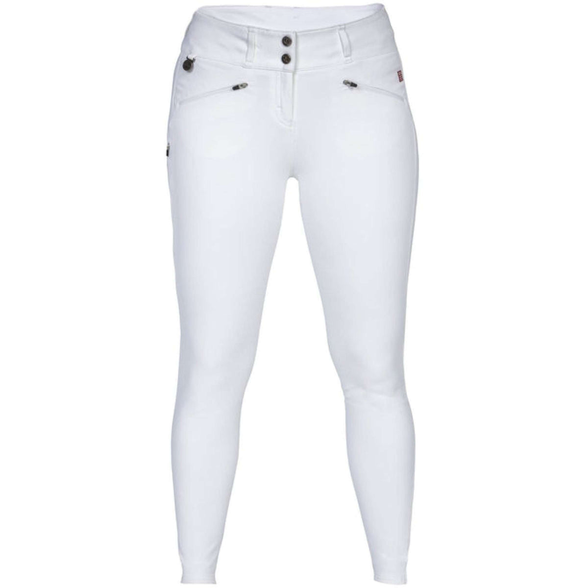 Back on Track Pantalon d'Équitation Katie Full Grip Blanc