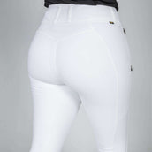 Back on Track Pantalon d'Équitation Katie Full Grip Blanc