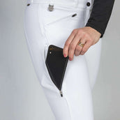 Back on Track Pantalon d'Équitation Katie Full Grip Blanc