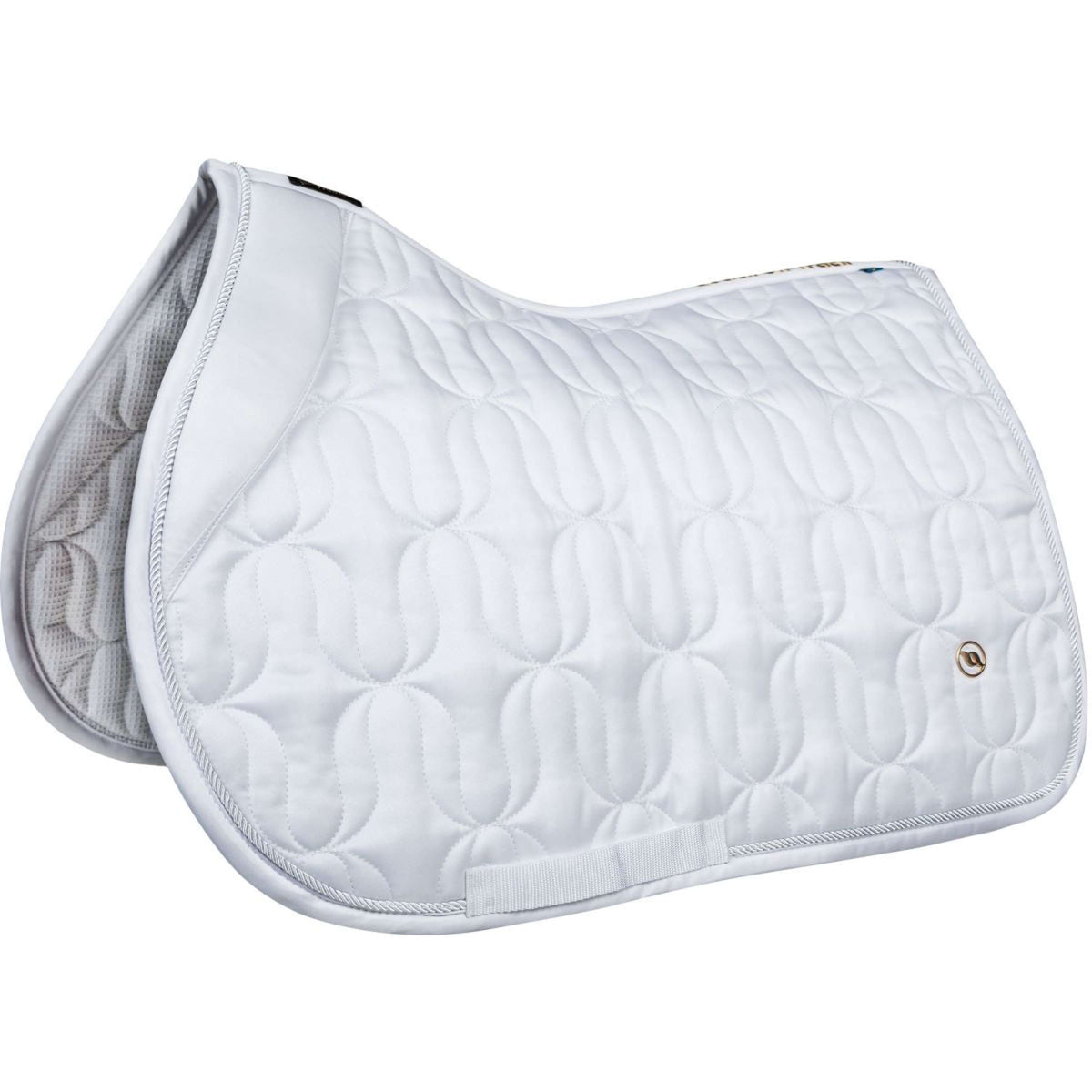 Back on Track Tapis de Selle Deep Nights de Saut Blanc