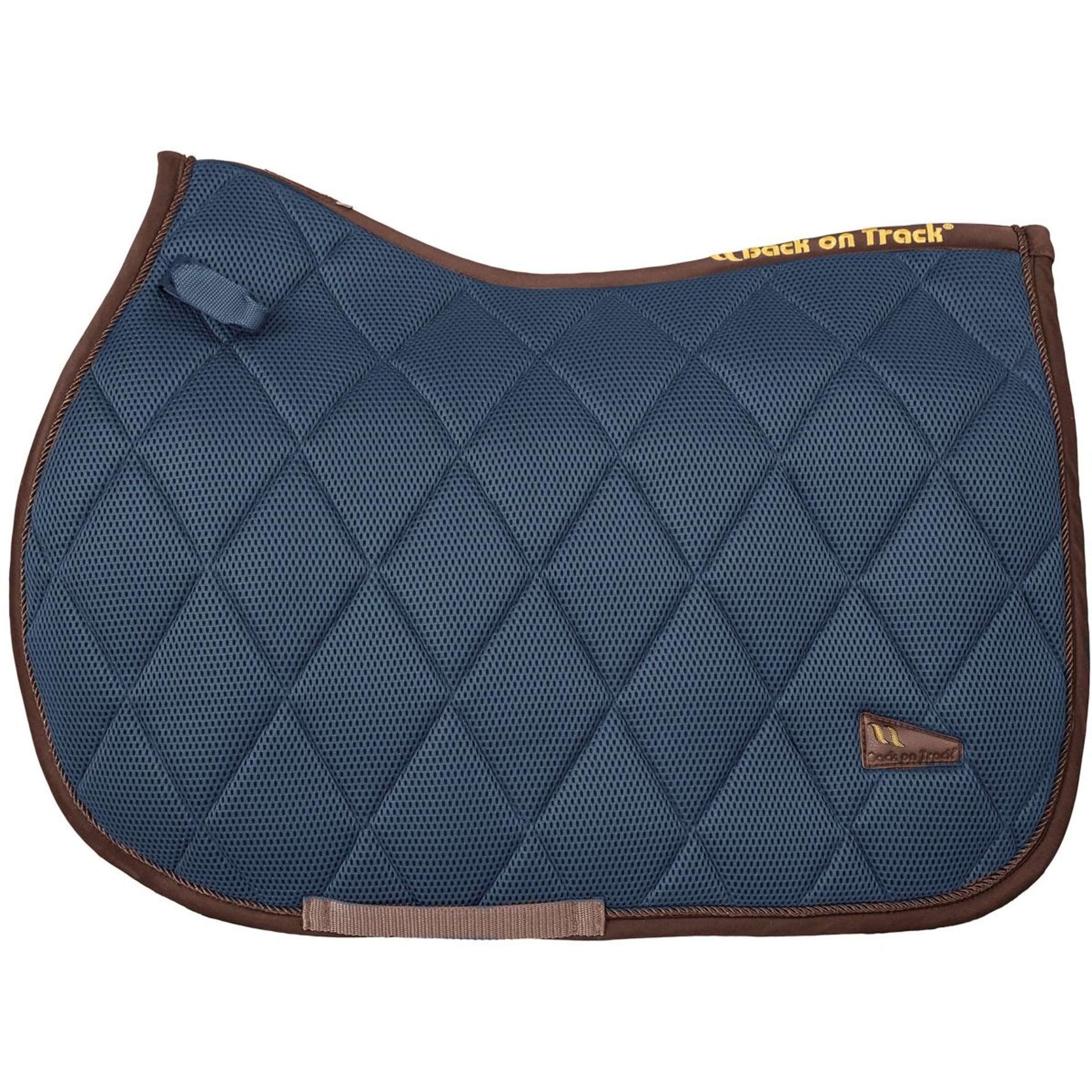 Back on Track Tapis de Selle AirFlow de Saut Bleu Back on Track Tapis de Selle AirFlow de Saut Bleu