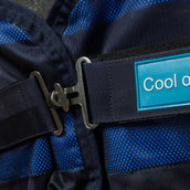 Cool on Track Couverture à Mailles Bleu