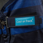 Cool on Track Couverture à Mailles Bleu