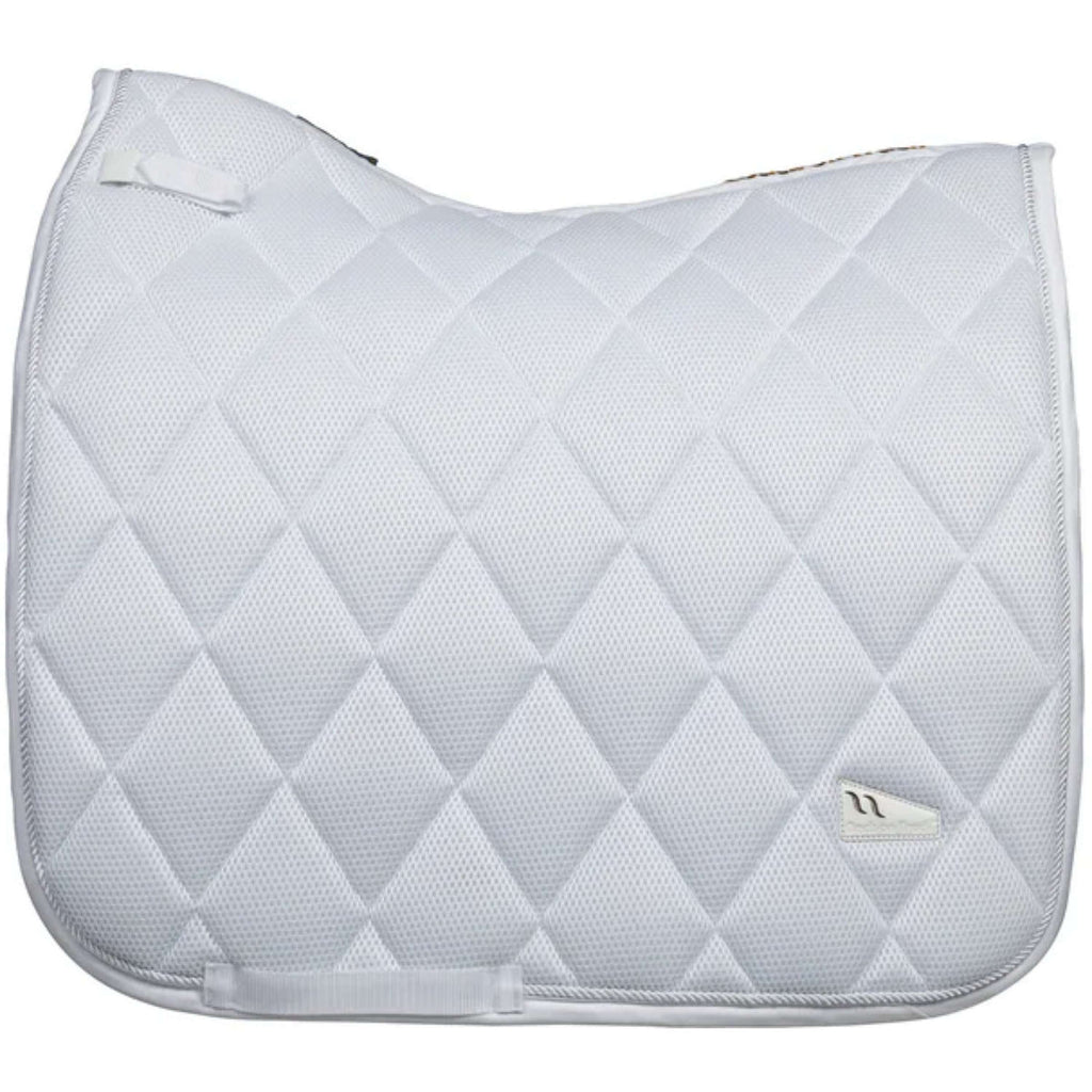 Back on Track Tapis de Selle Airflow Dressage Blanc