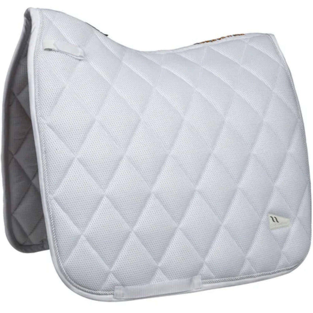Back on Track Tapis de Selle Airflow Dressage Blanc