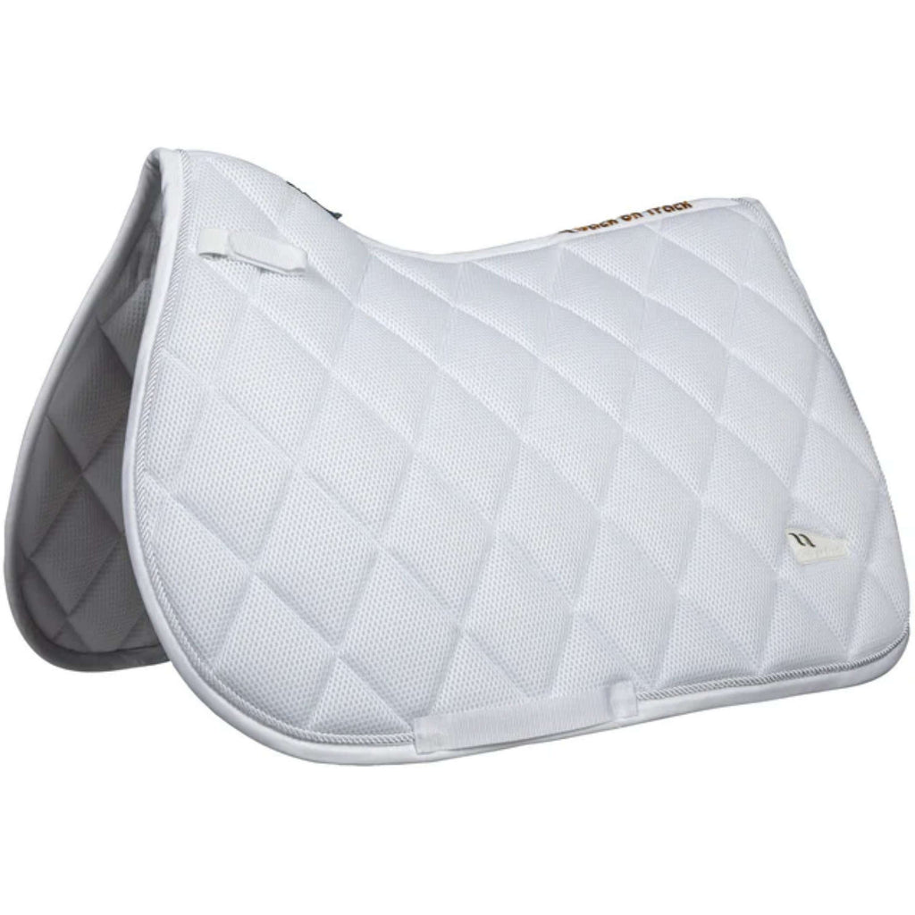 Back on Track Tapis de Selle Airflow de Saut Blanc