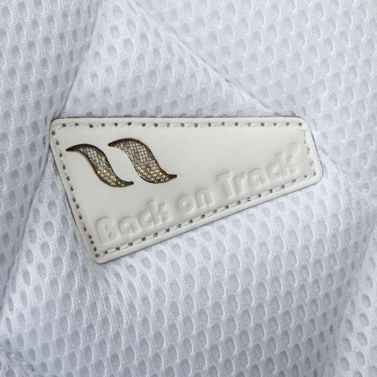 Back on Track Tapis de Selle Airflow de Saut Blanc