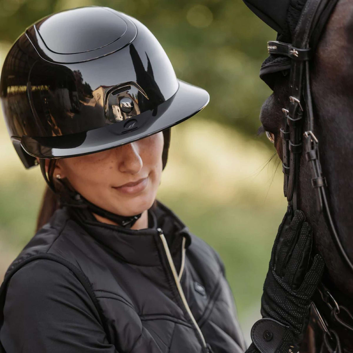 Back on Track Bombe Strixx Visière Brillant Noir