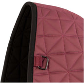 BR Tapis de Selle Lilly Dressage Maroon Red