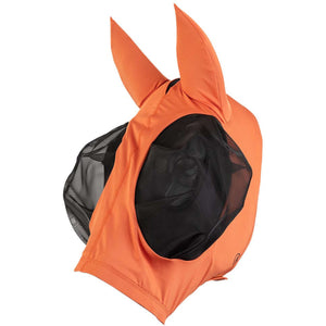 BR Masque Anti-Mouches Lycra avec Oreilles Mecca Orange