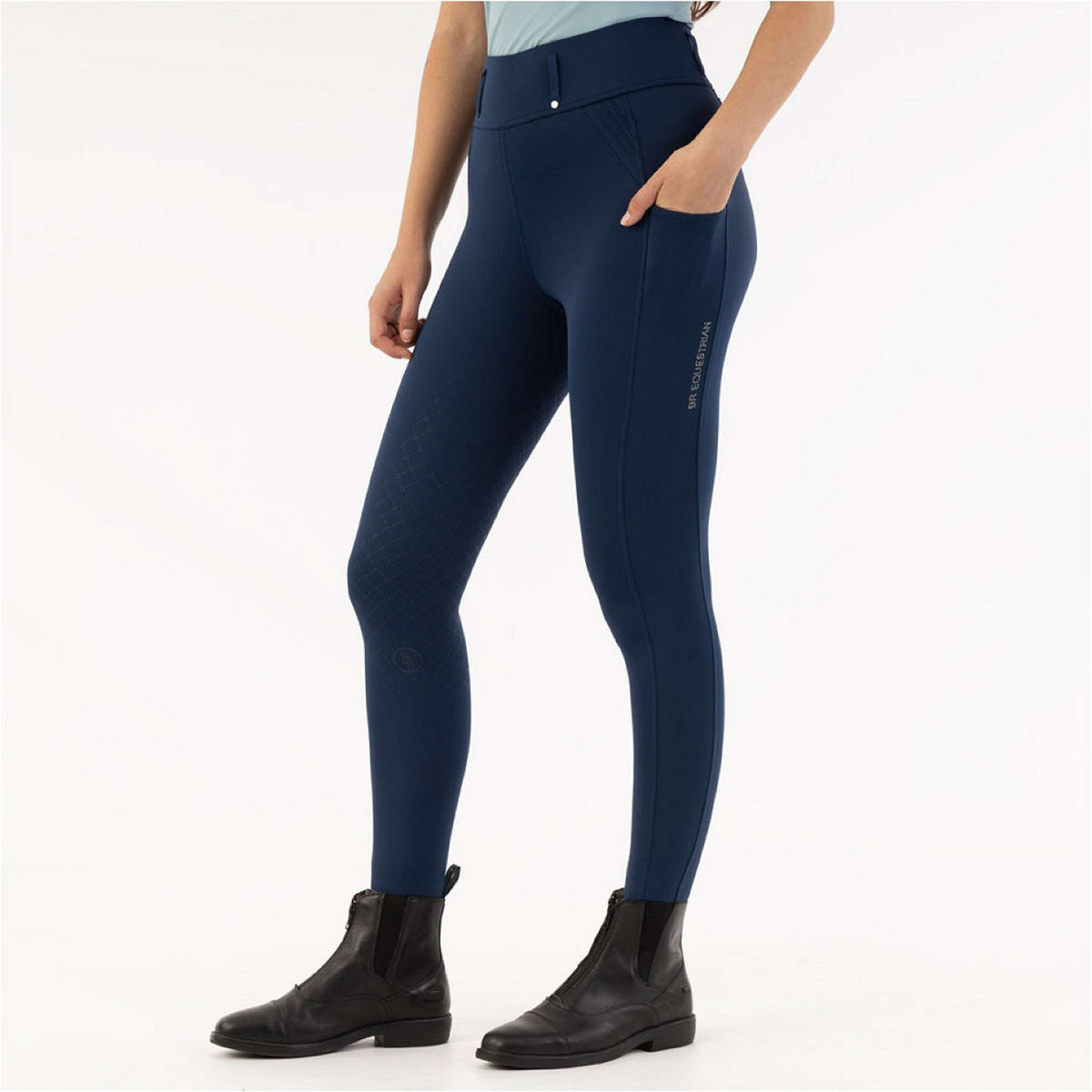 BR Legging d'Équitation Krista Full Grip Pageant Blue