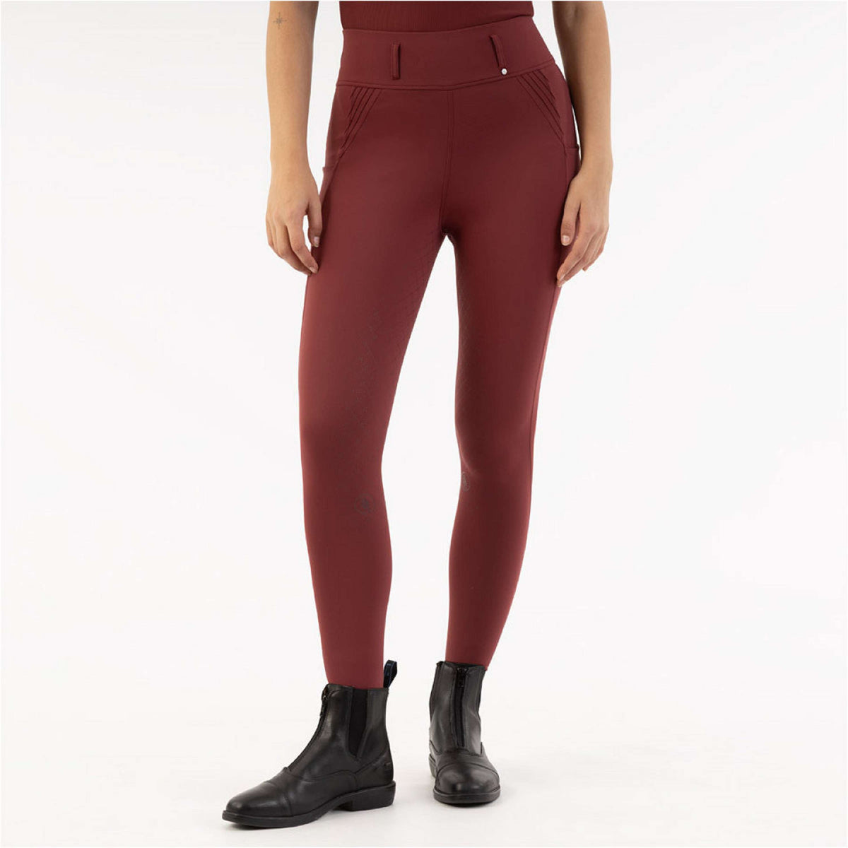 BR Legging d'Équitation Krista Full Grip New Maroon