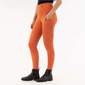 BR Legging d'Équitation Kimore Full Grip Mecca Orange