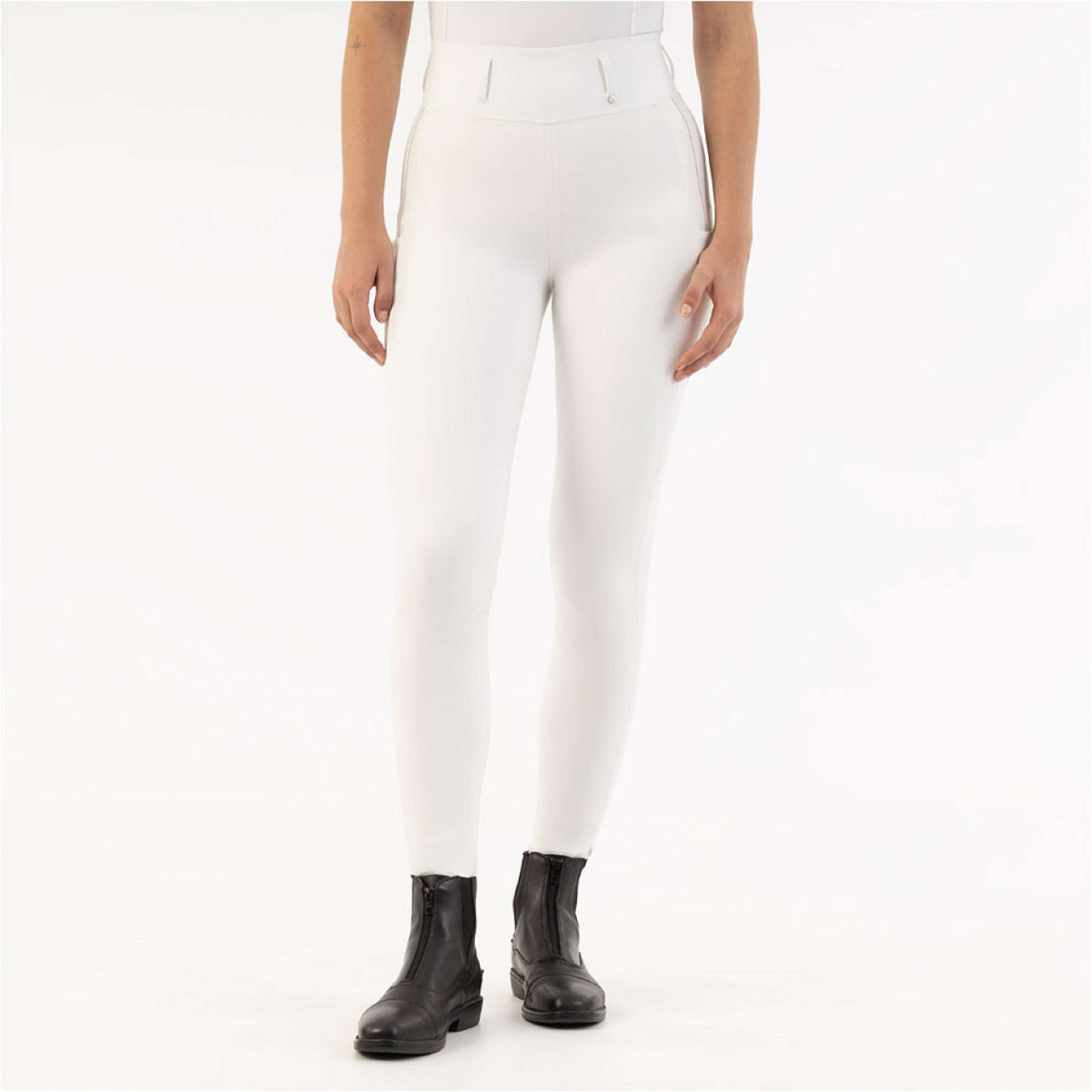 BR Legging d'Équitation Kelly Full Grip Lucent White