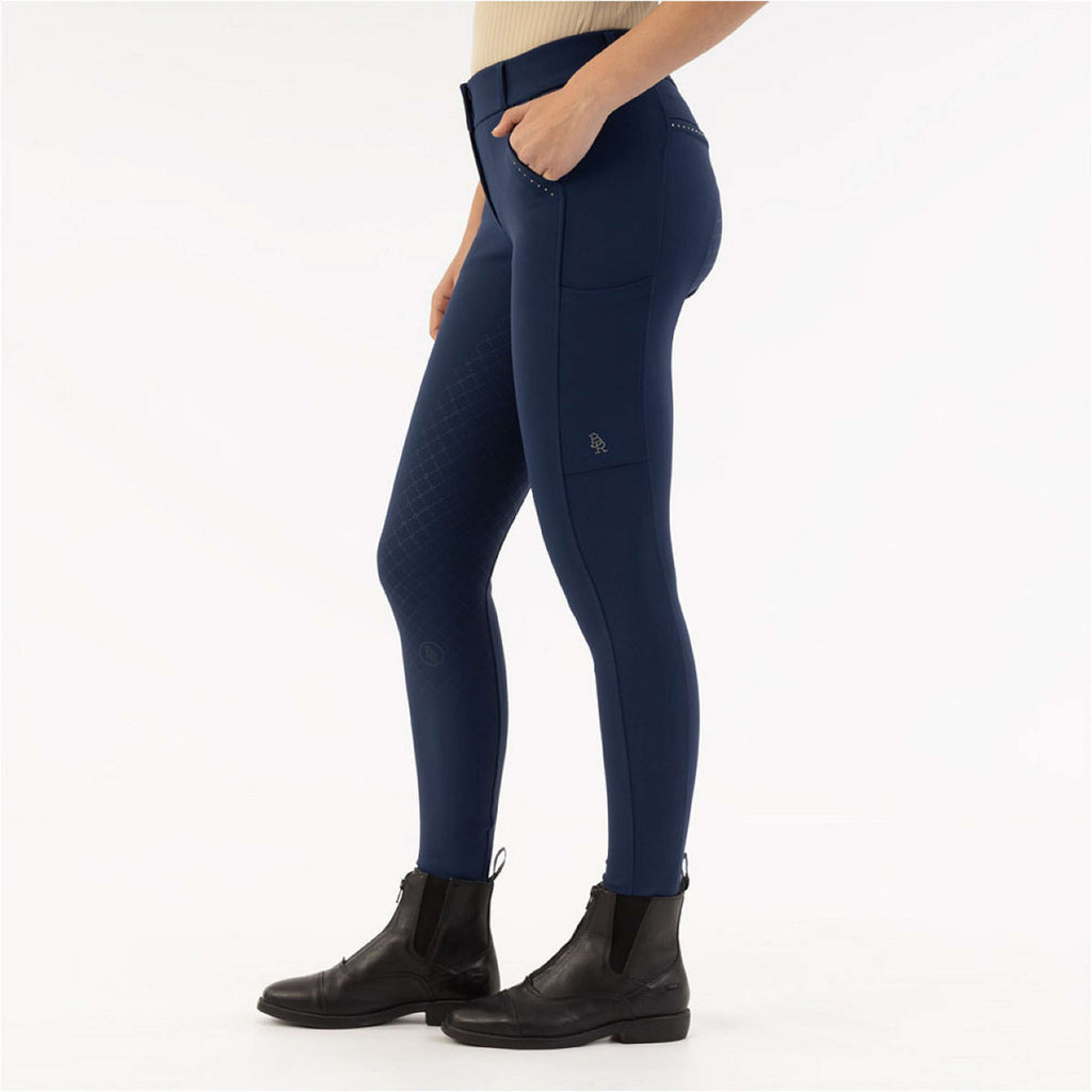 BR Pantalon d'Équitation Kelsey Full Grip Pageant Blue