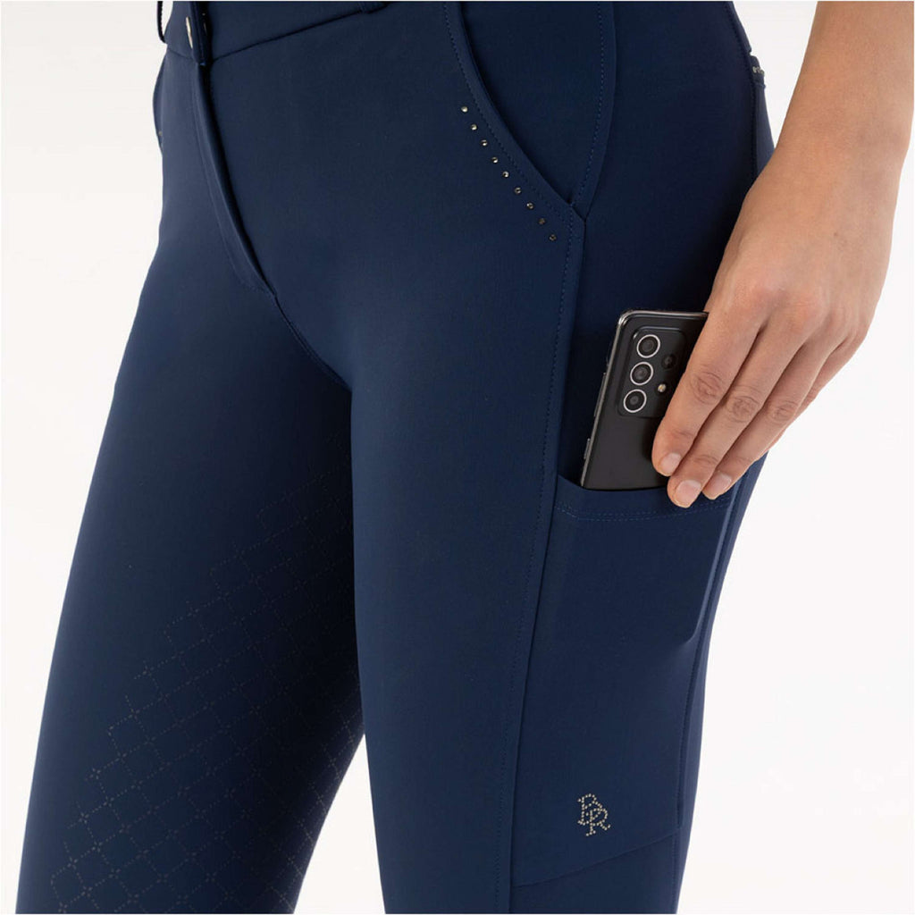 BR Pantalon d'Équitation Kelsey Full Grip Pageant Blue