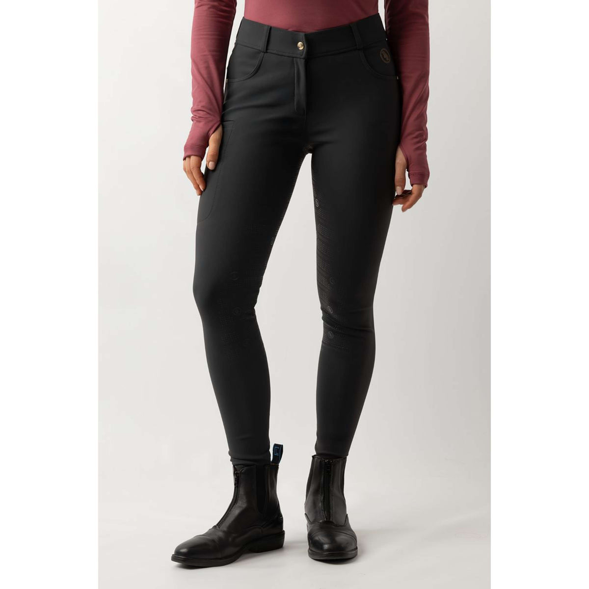 BR Legging d'Équitation Lendsey Full Grip Dames Moonless Night