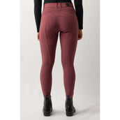 BR Legging d'Équitation Lendsey Full Grip Dames Maroon Red