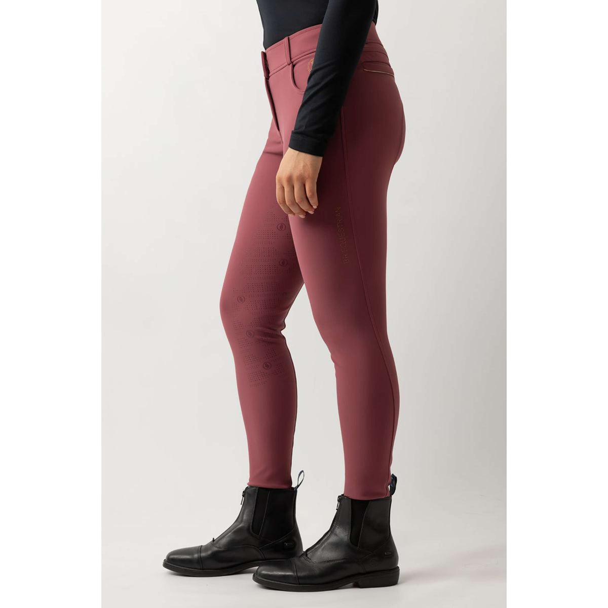 BR Legging d'Équitation Lendsey Full Grip Dames Maroon Red
