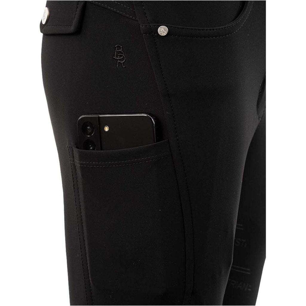 BR Pantalon d'Équitation Mikai Full Grip Meteorite