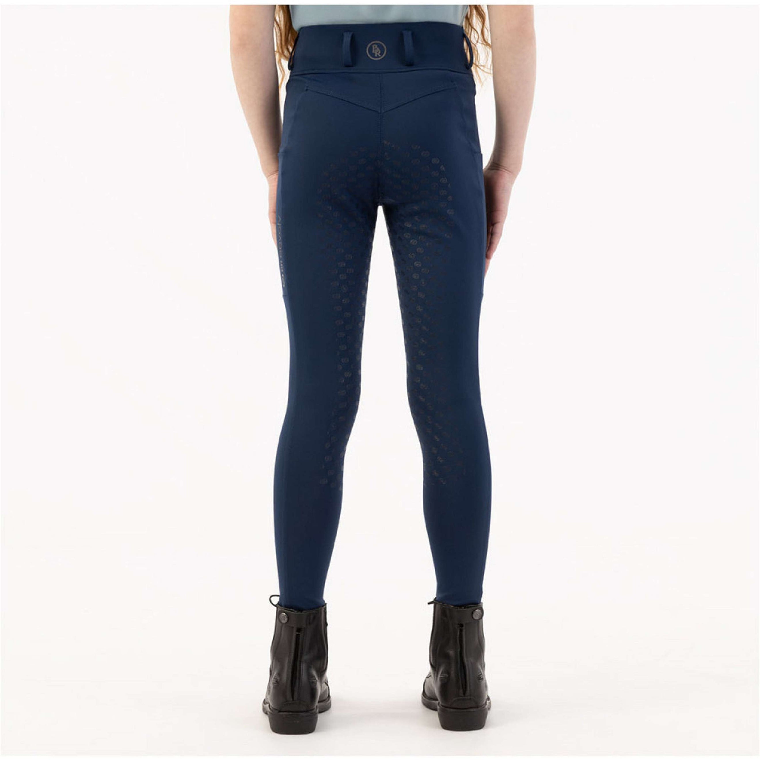 BR Legging d'Équitation Eevolv Kika Kids Full Grip Pageant Blue