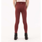 BR Legging d'Équitation Eevolv Kika Kids Full Grip New Maroon