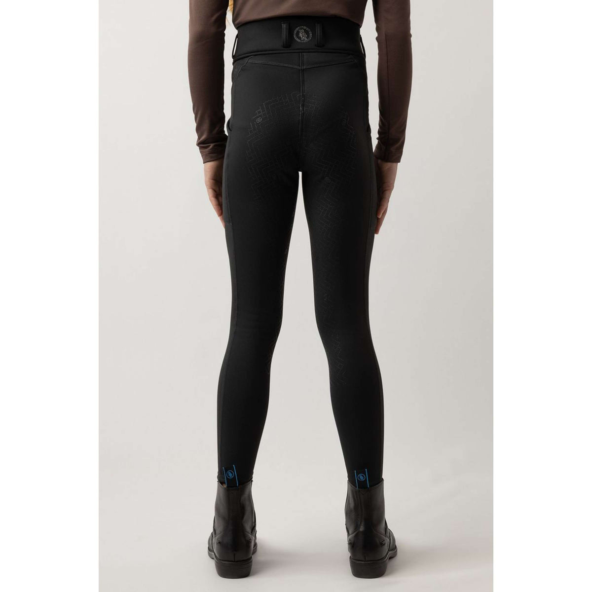 BR Legging d'Équitation Eevolv Lenny Full Grip Enfants Moonless Night