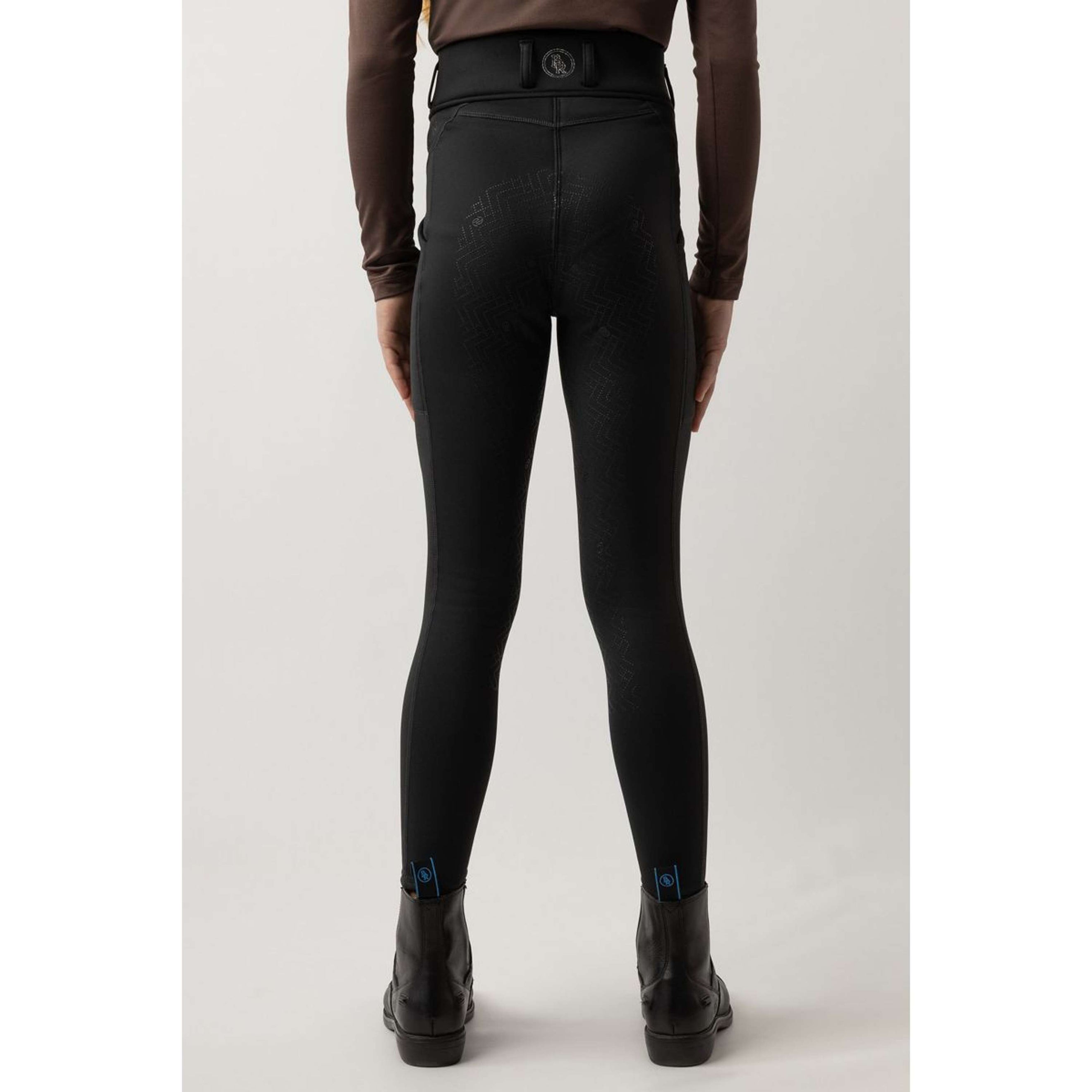 BR Legging d'Équitation Eevolv Lenny Full Grip Enfants Moonless Night