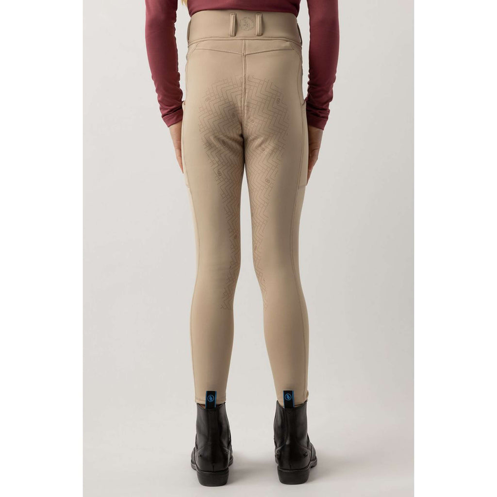 BR Legging d'Équitation Eevolv Lenny Full Grip Enfants Doeskin