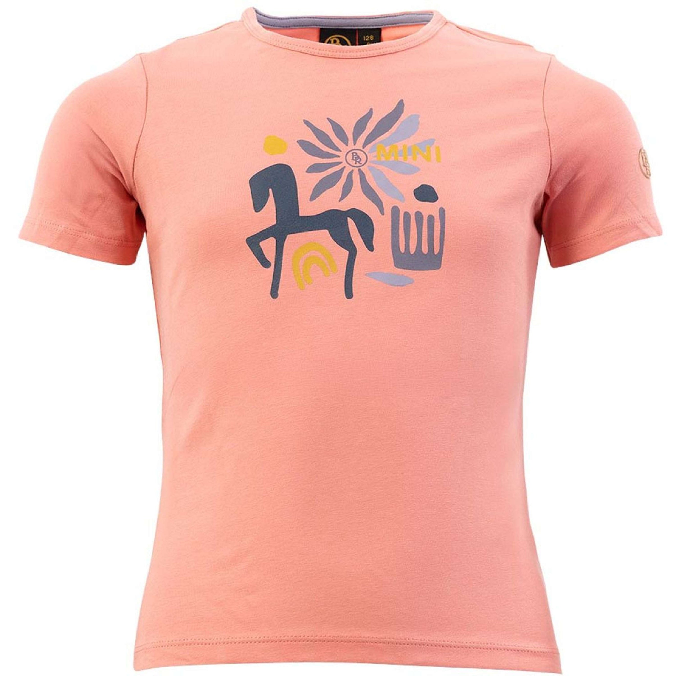 BR T-Shirt Mini Horse Peach Blossom