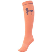 BR Chaussettes d'Équitation Mini Horse Peach Blossom
