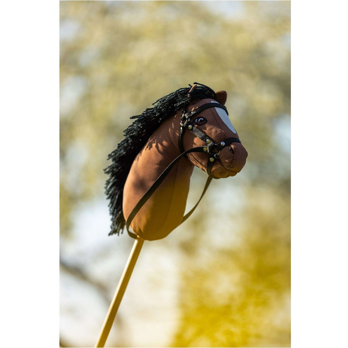 BR Mini Horse Hobby Horse à Roulettes Marron