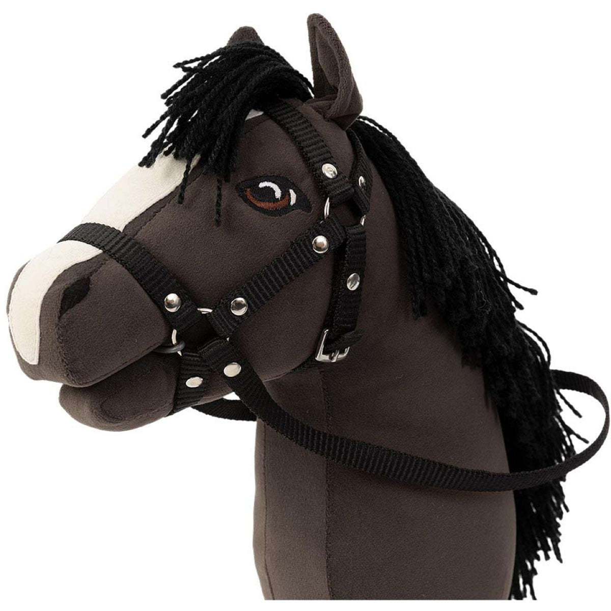 BR Mini Horse Hobby Horse à Roulettes Noir