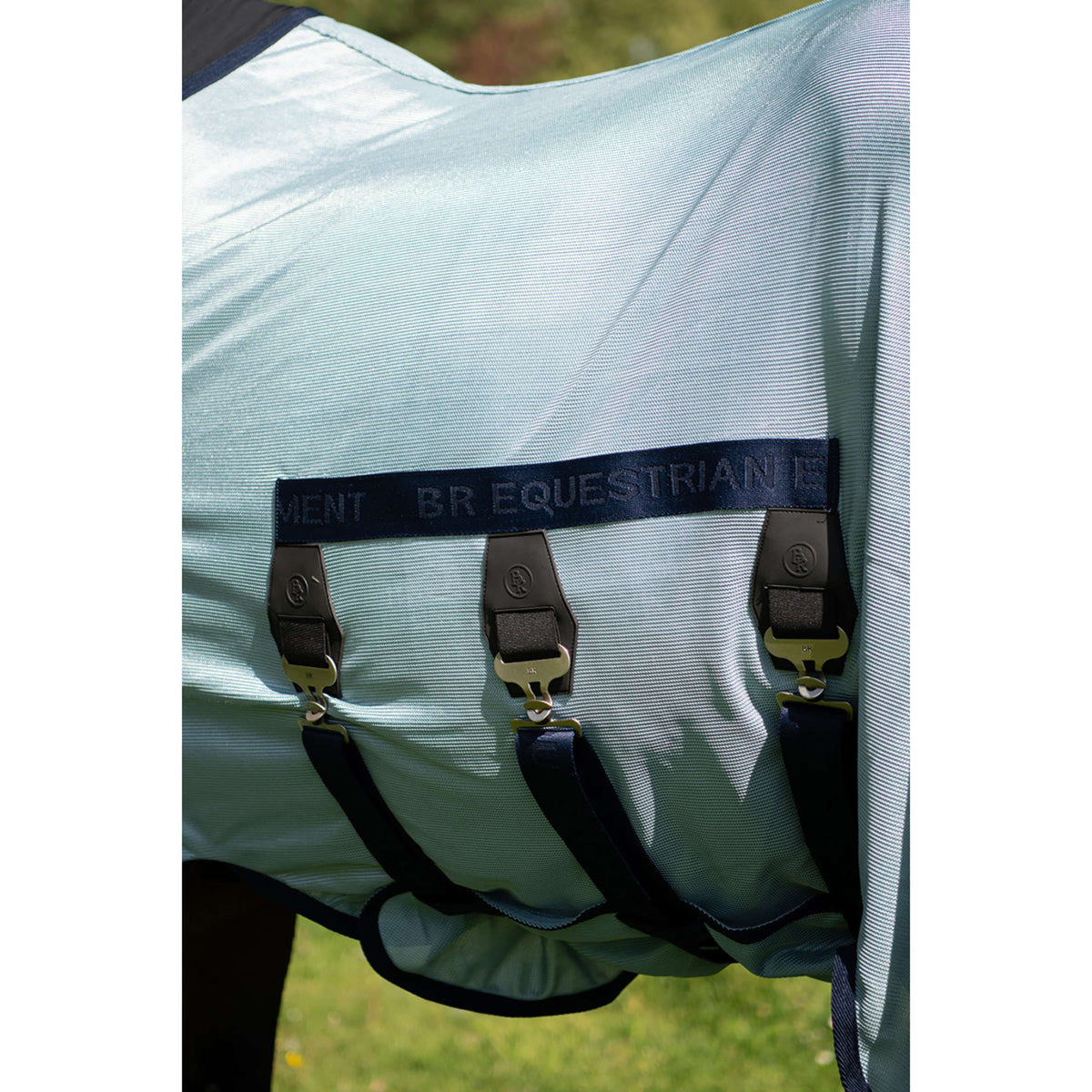 BR Couverture Anti-Mouches SS26 avec Couvre-cou Amovible Tourmaline