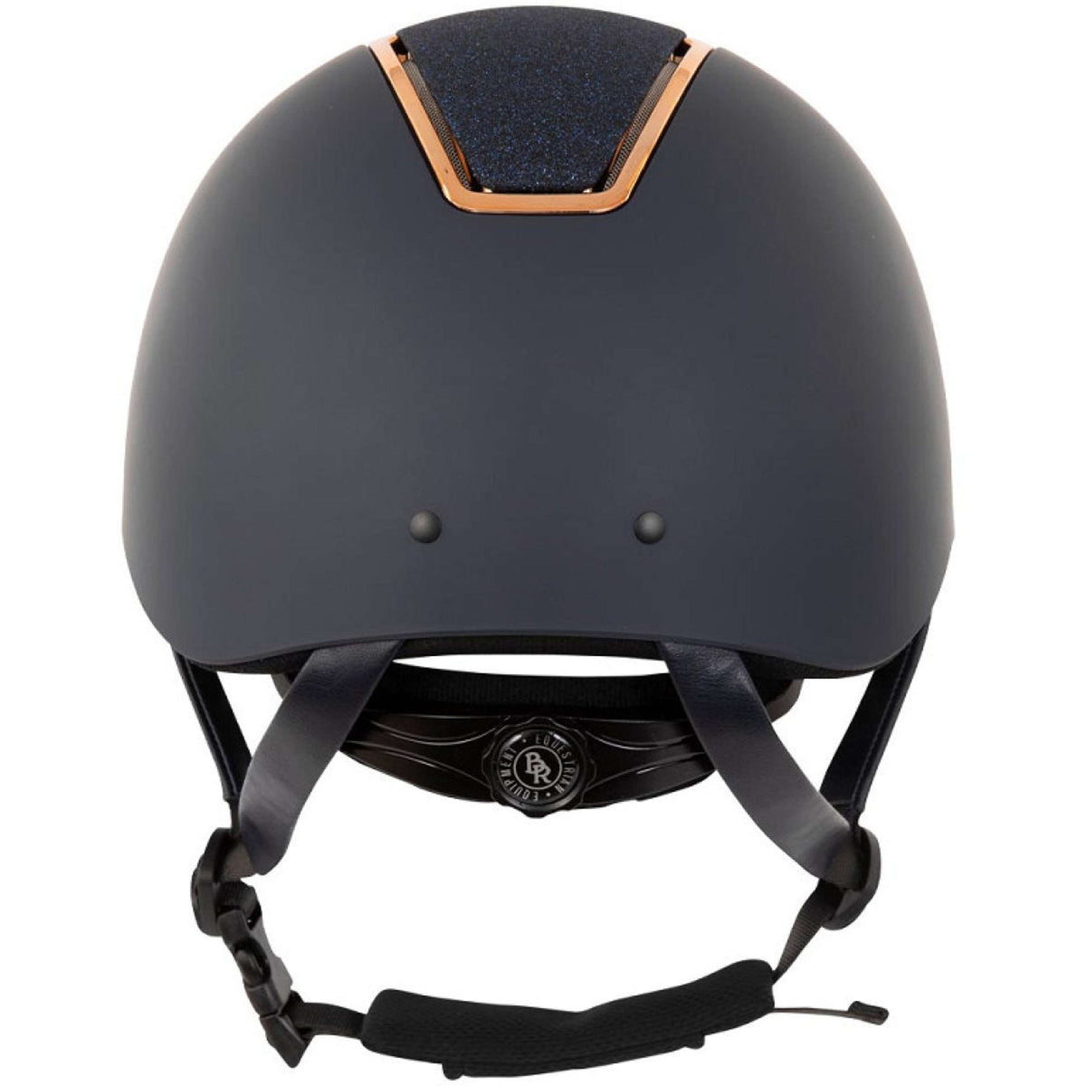 BR Bombe d’Équitation Omega Painted Glitter Marine/Rose