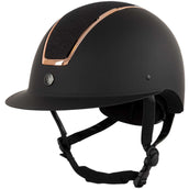 BR Bombe d’Équitation Omega Painted Glitter noir/Rose