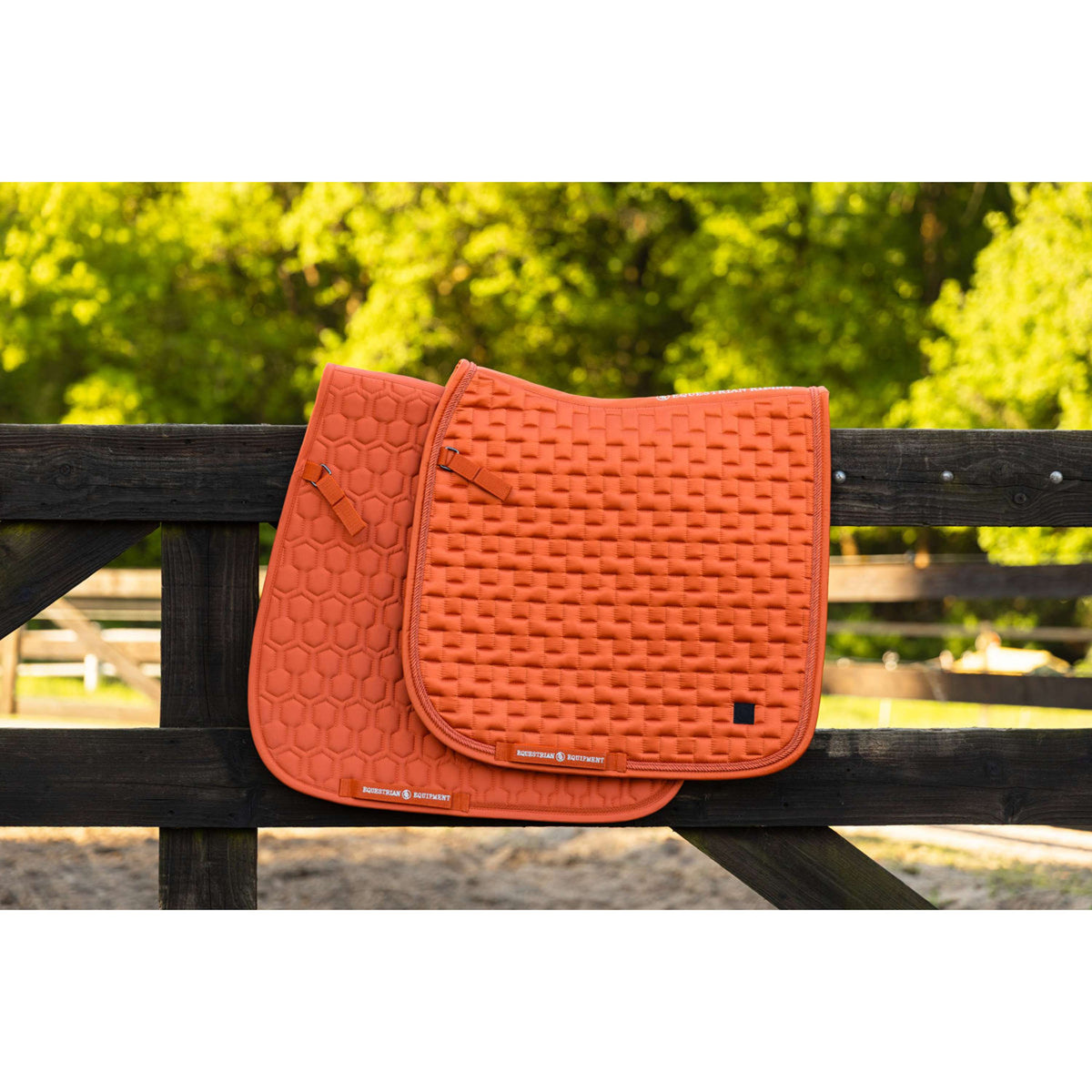 BR Tapis de Selle Kaya Dressage Mecca Orange