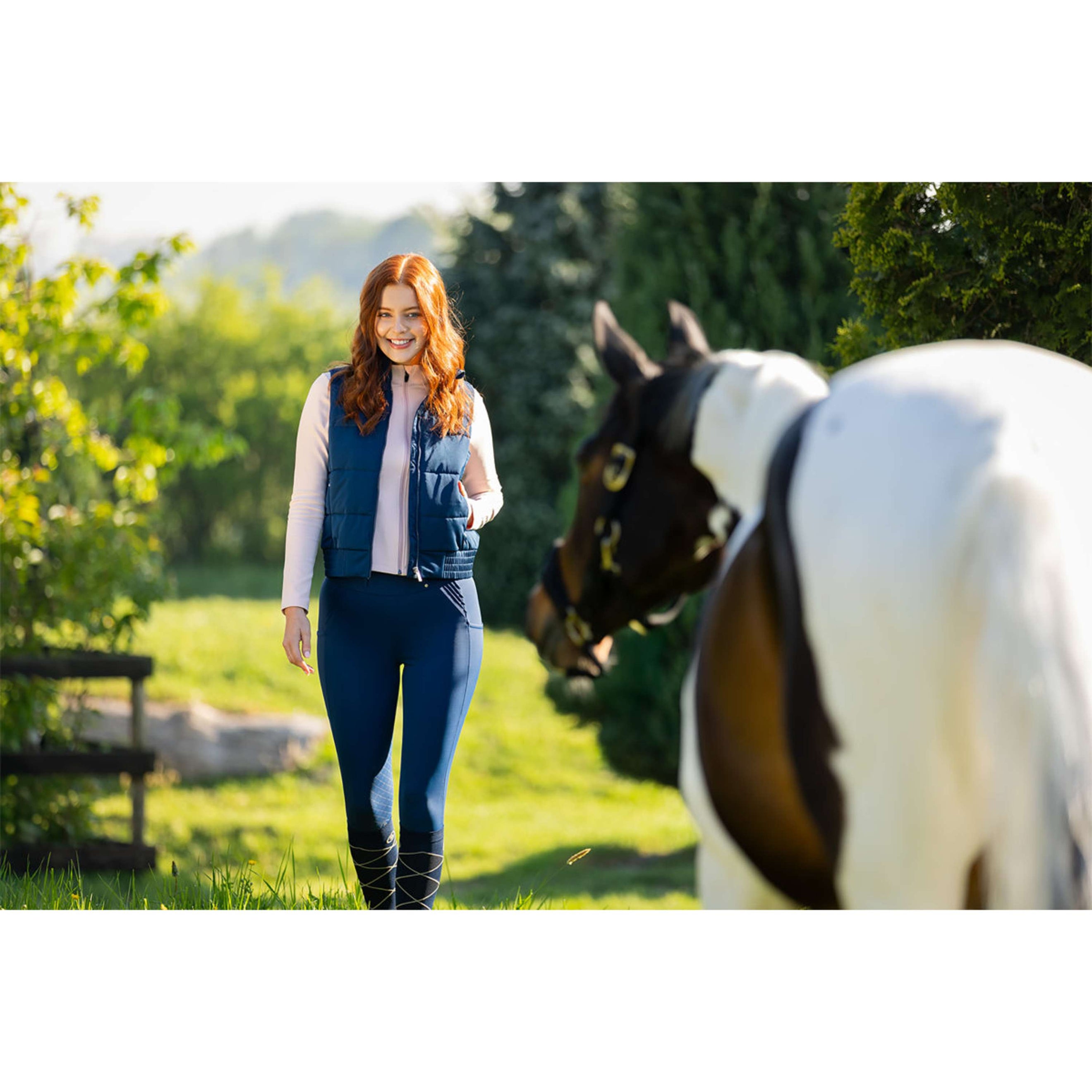 BR Legging d'Équitation Krista Full Grip Pageant Blue BR Legging d'Équitation Krista Full Grip Pageant Blue