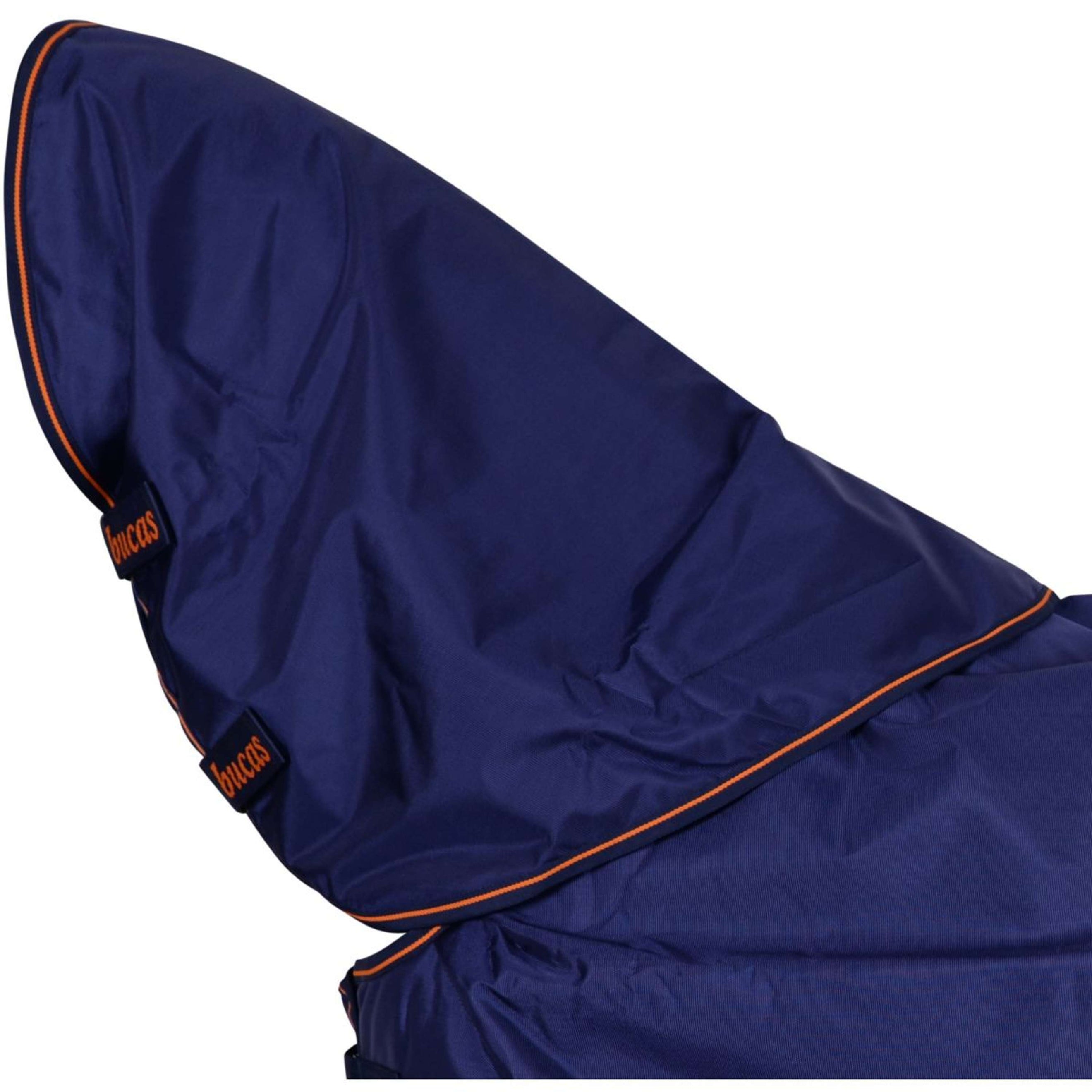 Bucas Therapy Turnout Neck Bleu Marine/Orange Bucas Therapy Turnout Neck Bleu Marine/Orange