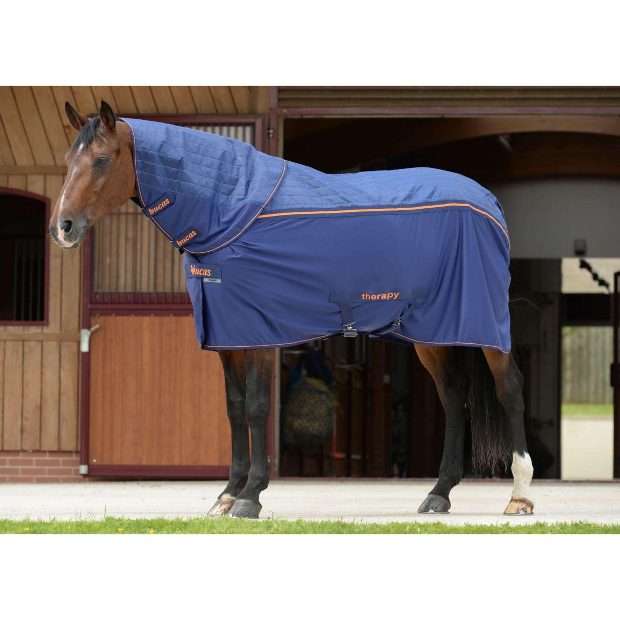 Bucas Therapy Neck Bleu Marine/Orange Bucas Therapy Neck Bleu Marine/Orange