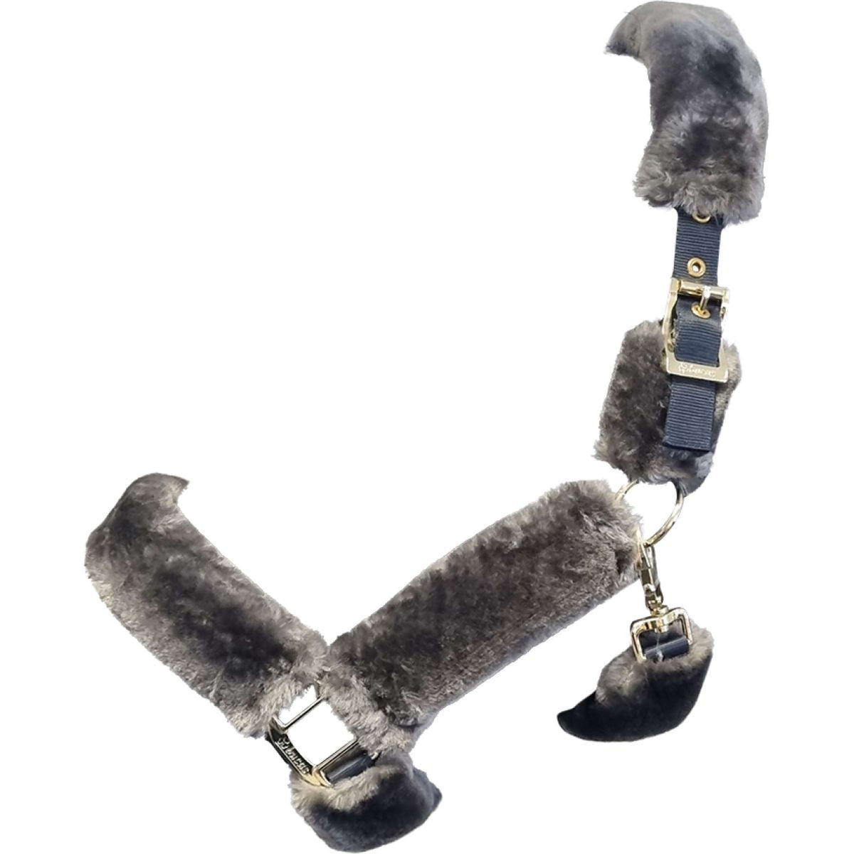 Bucas Licol Show-Line Fur Marine/Gris