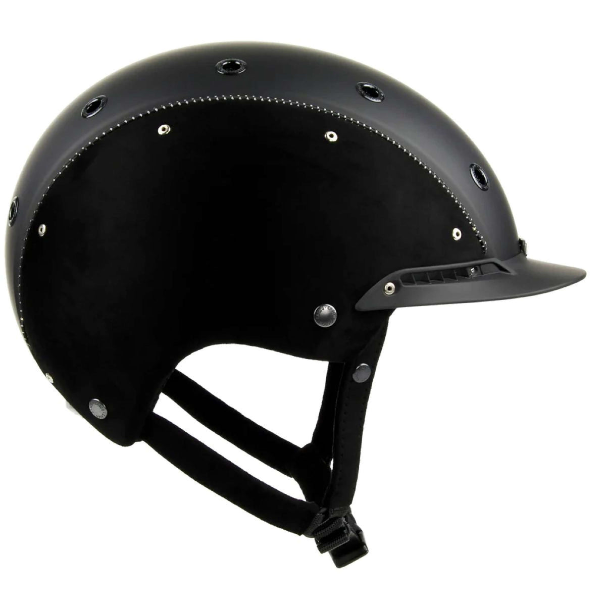 Casco Bombe Champ-3 Nubuk Black