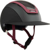 Casco Bombe Elite Carbon Burgundy