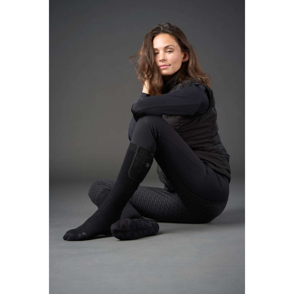 Catago Chaussettes Chauffantes Heated Noir