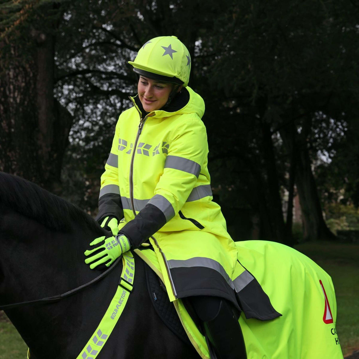 Equi-Flector by Shires Veste All Weather Jaune
