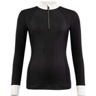 BR T-shirt de Concours Maglie Femme Noir