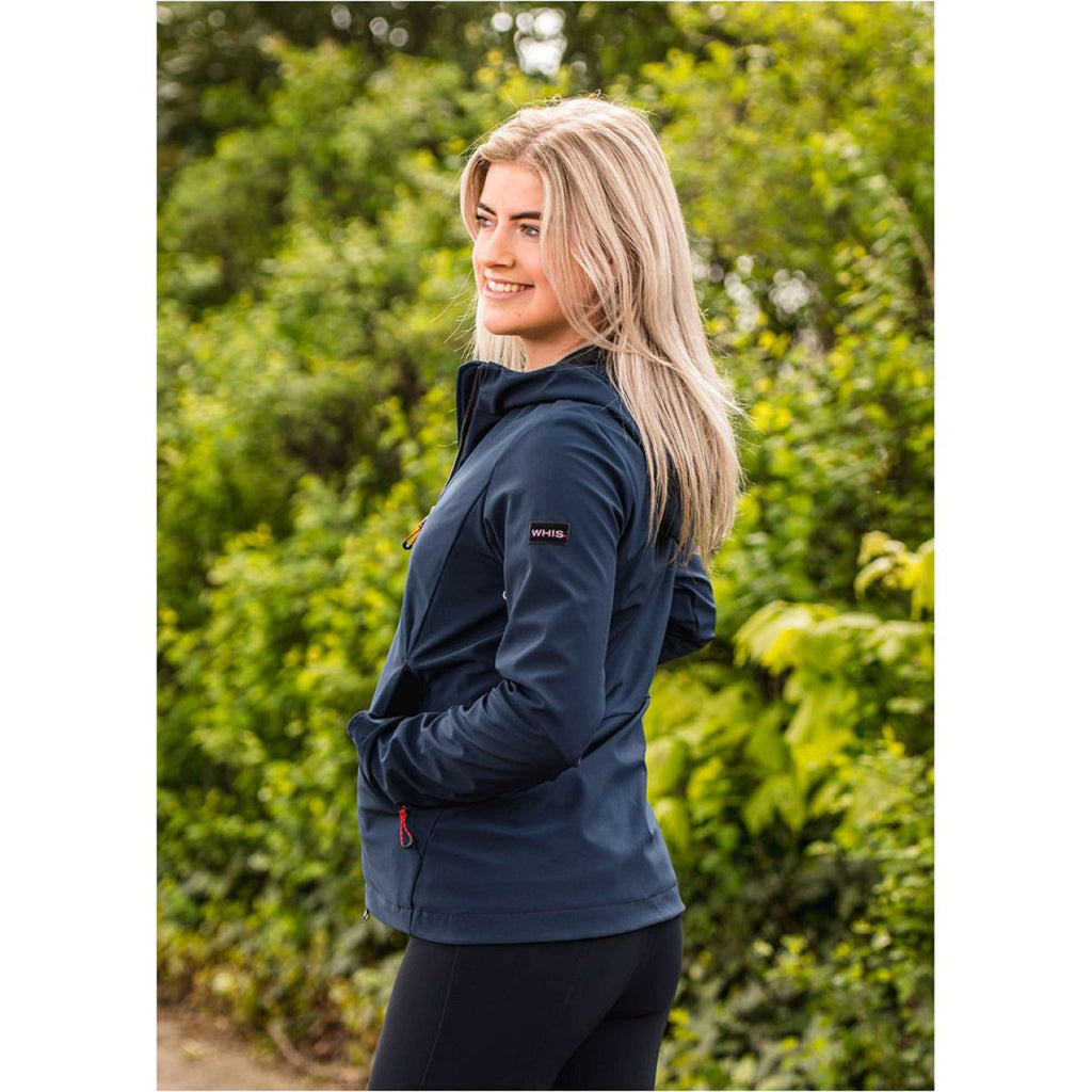 WHIS Veste Chauffante Softshell Coach Marin foncé